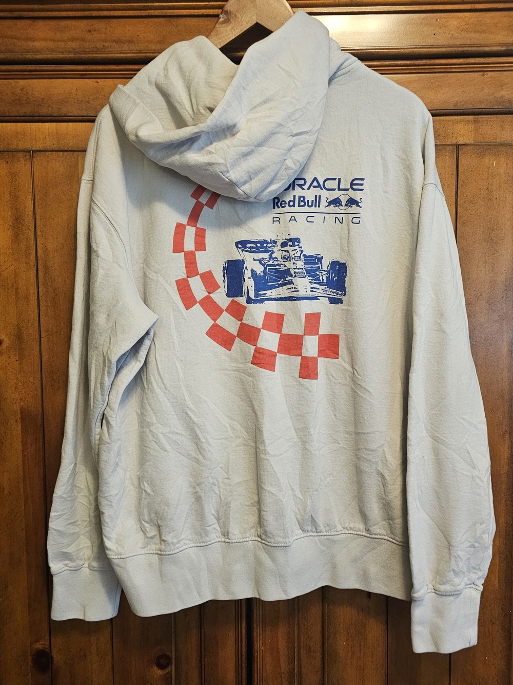 American Eagle X Oracle Red Bull Racing Collaboration F1 Graphic Hoodie L Tall